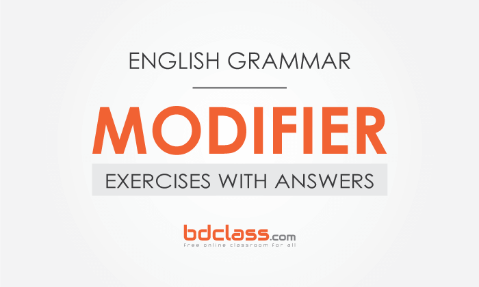 Modifier Exercises with Answers for HSC
